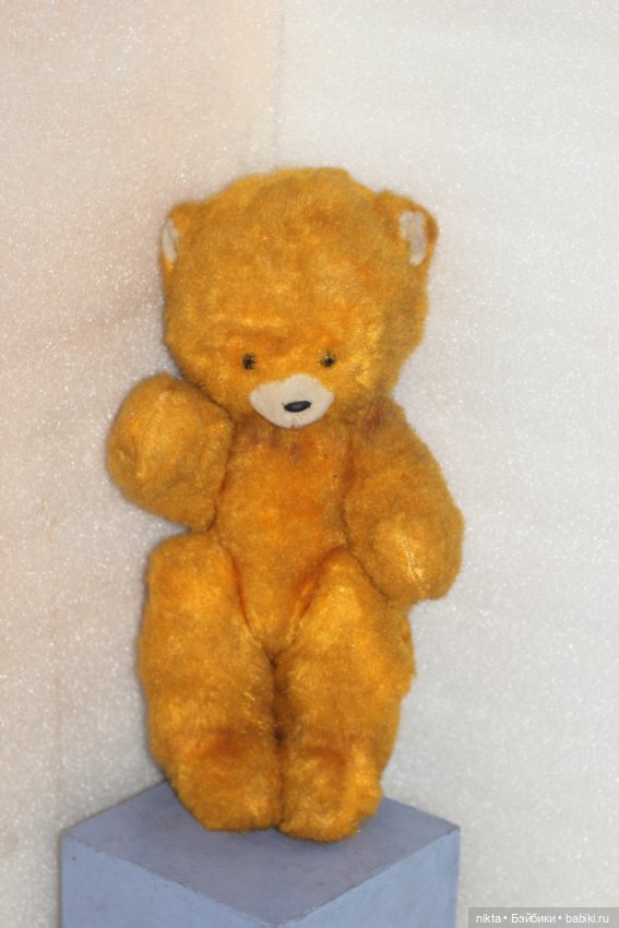 Мягкая игрушка ГДР. Мишка плюшевый (фото 2)