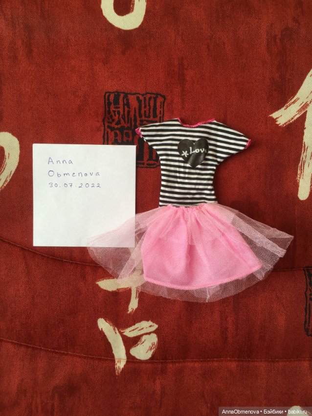 Новое платье (одежда) для Барби (фото 6)