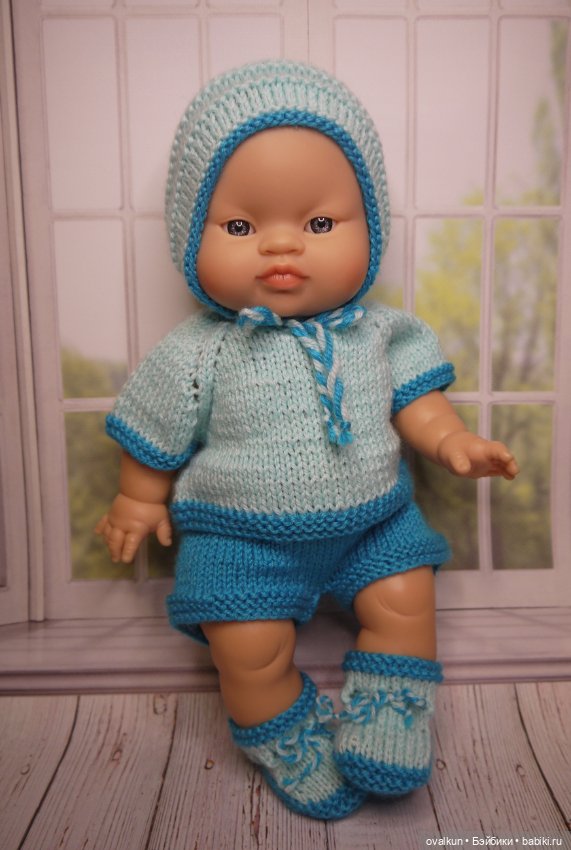 МК "Малыш в летный день" для пупса Горди Paola Reina (34 см) и подобных кукол (Miniland, Minikane) (фото 2)