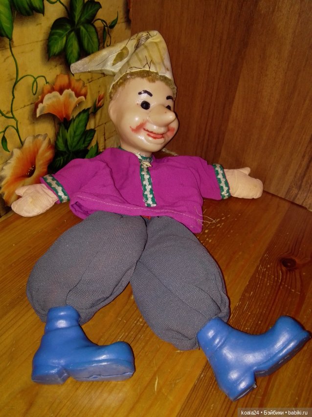 Кукла СССР. Перчаточная. Петрушка (фото 2)