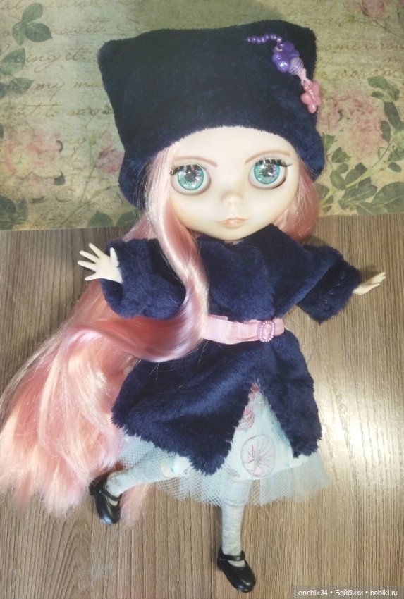 Кастом, ООАК Блайз белый тон, Розовый пиончик (фото 7)