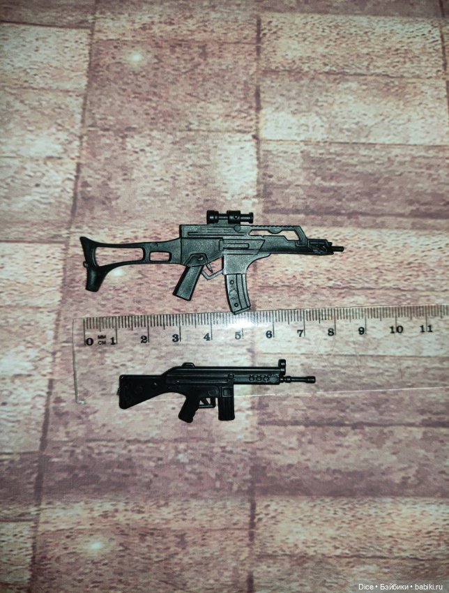 Оружие 1/12, винтовки — Миниатюра для кукол (фото 5)