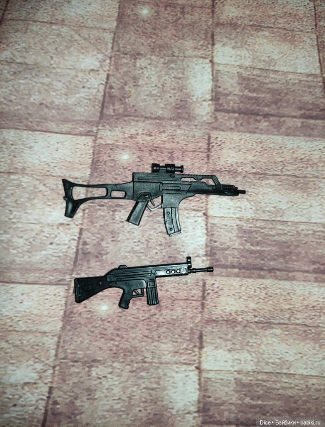 Оружие 1/12, винтовки — Миниатюра для кукол (фото 2)