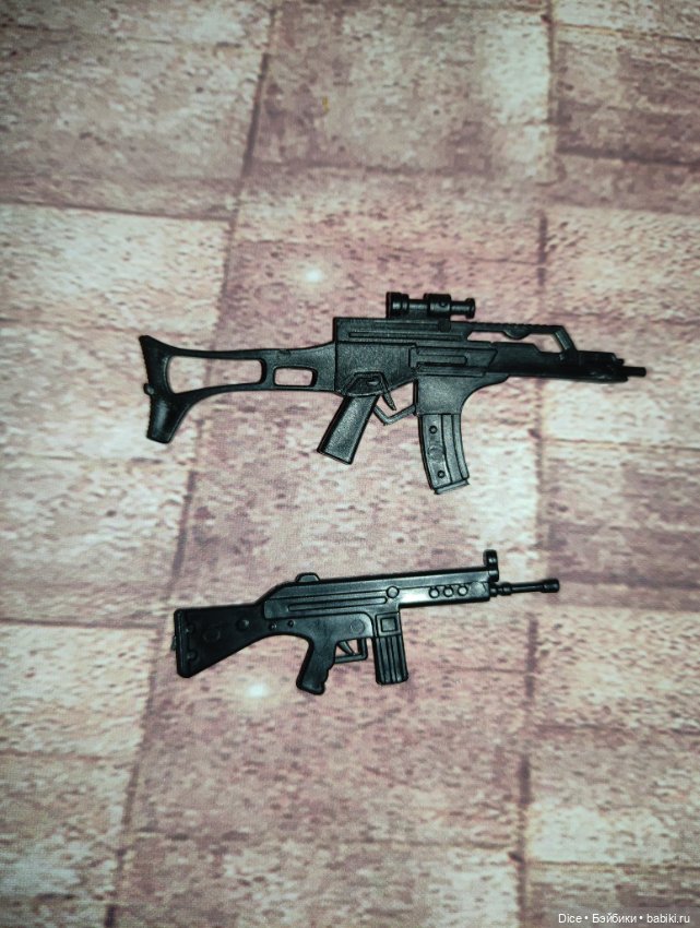 Оружие 1/12, винтовки — Миниатюра для кукол