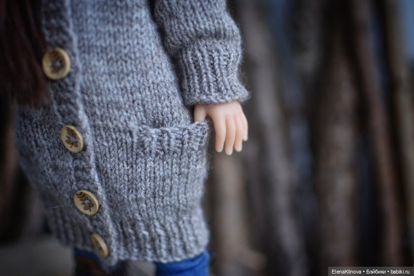 Мастер-класс по вязанию "Пальто Пора в дорогу" для кукол Paola Reina (фото 7)