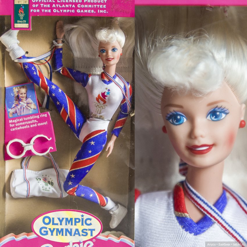 Кукла Barbie спортсменка гимнастка fjb18