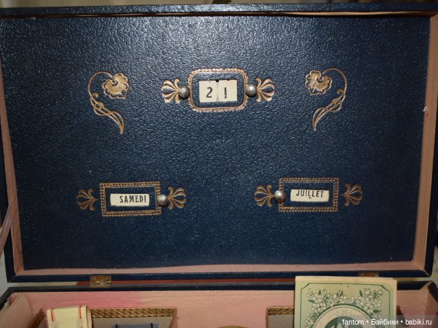 Французский набор "Papeterie" с глобусом на деревянной подставке (фото 3)