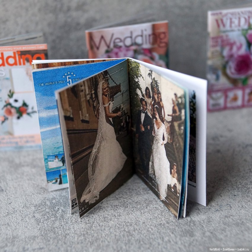 Набор свадебных журналов (на анг.) масштаб 1:6 (фото 4)