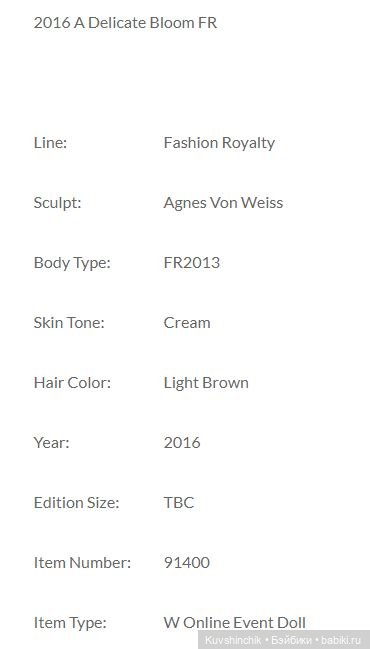 Love, Life and Lace Agnes Von Weiss 2016 (фото 9)