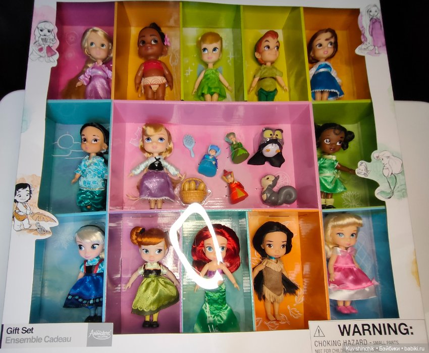 Подарочный набор кукол Disney Animators Mini 2018 (фото 4)