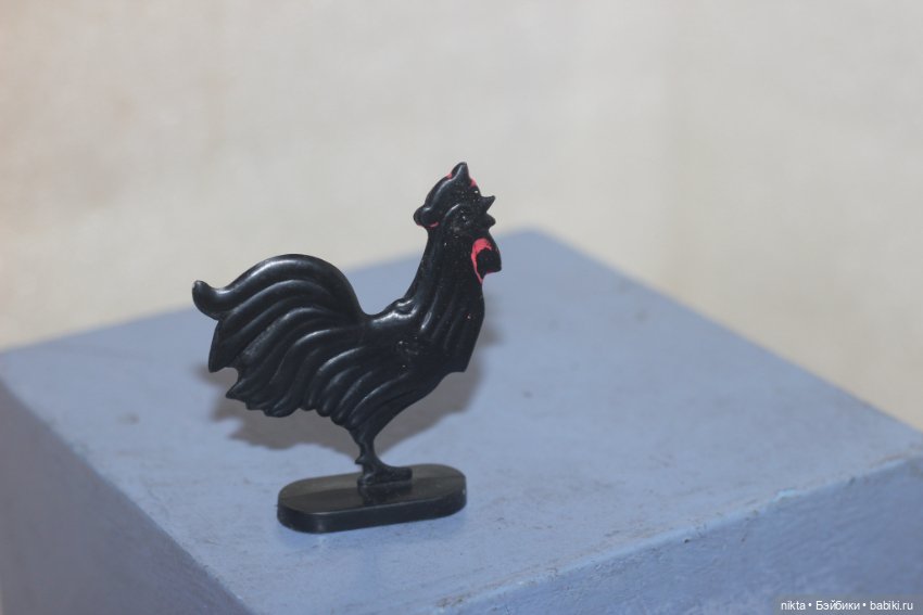Игрушка СССР Колкий пластик Петух, петушок (фото 2)