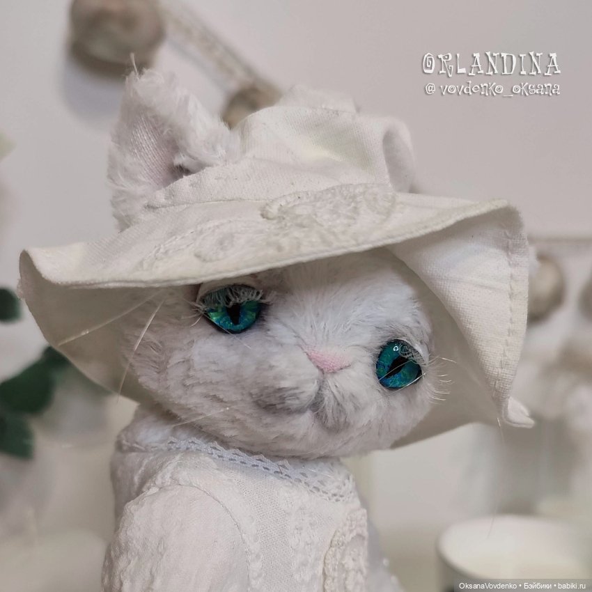 Вайнона ООАК тедди кошечка от Орландины (фото 2)