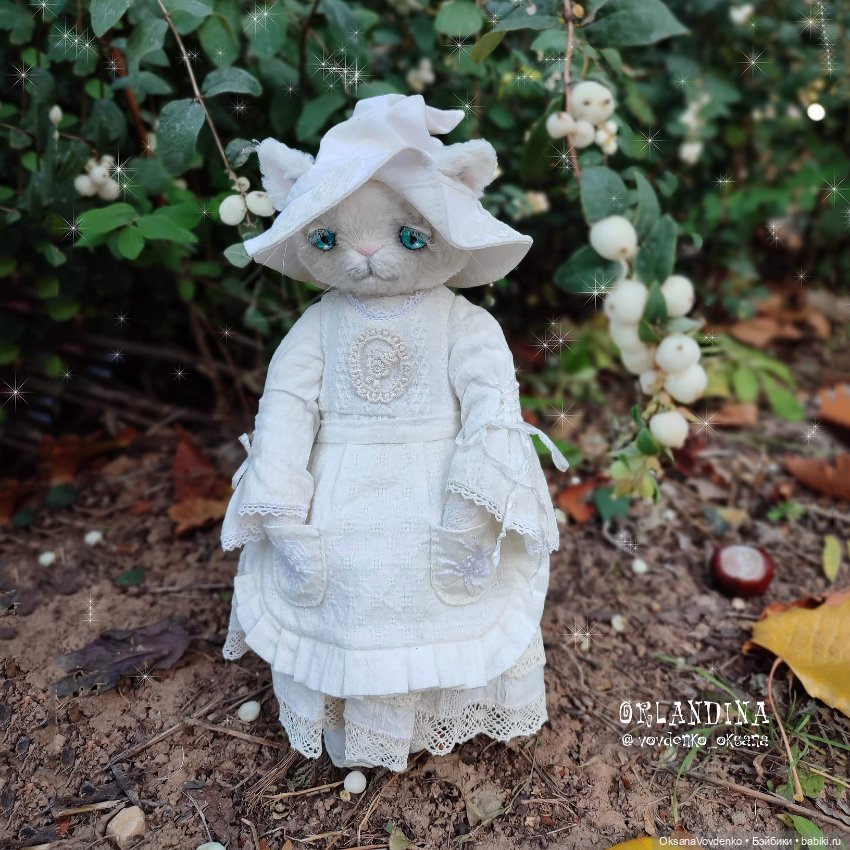 Вайнона ООАК тедди кошечка от Орландины (фото 5)