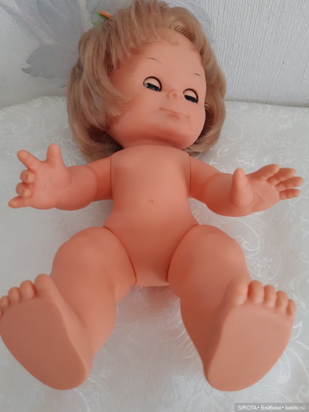 Кукла Топтыжка Spielzeug Rauenstein ГДР Обижулька (фото 5)