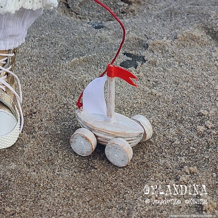 Хочу на море! ООАК тедди зайка от Орландины (фото 7)