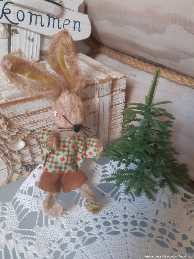 Зайчик синелька — Винтажные куклы и игрушки детства