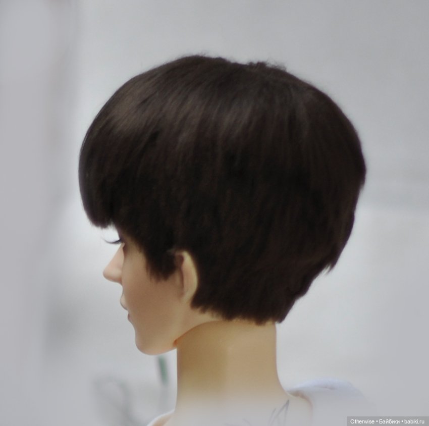 Челка - Парик с короткой стрижкой - мохер - искуственный мех