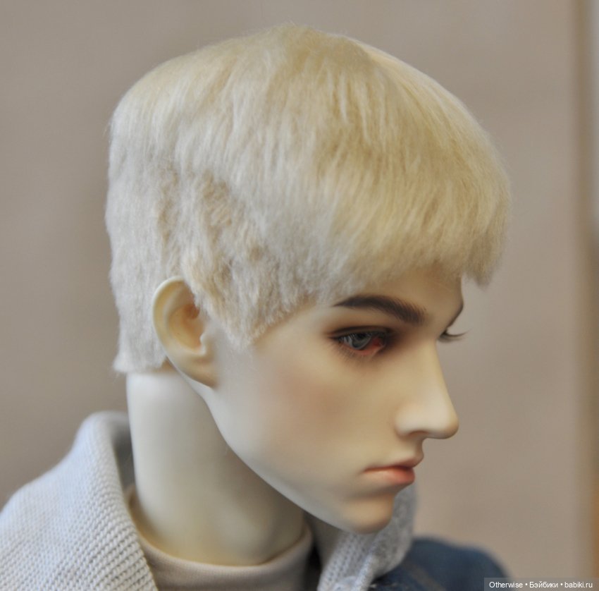 Челка - Парик с короткой стрижкой - мохер - искуственный мех