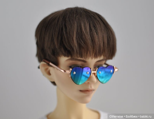 Челка - Парик с короткой стрижкой - мохер - искуственный мех (фото 6)