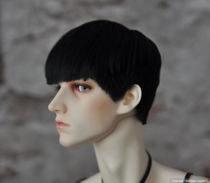 Челка - Парик с короткой стрижкой - мохер - искуственный мех