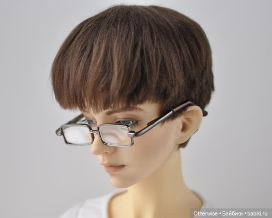 Челка - Парик с короткой стрижкой - мохер - искуственный мех (фото 8)