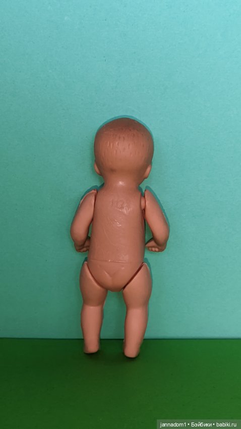 Резиновый пупсик Tebu Теоdor Buschbaum, ГДР, высота 9,5 см (фото 3)