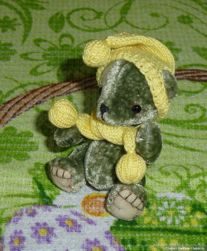 Авторский мишка тедди - Эрик - 7 см . В ед.экз (фото 4)