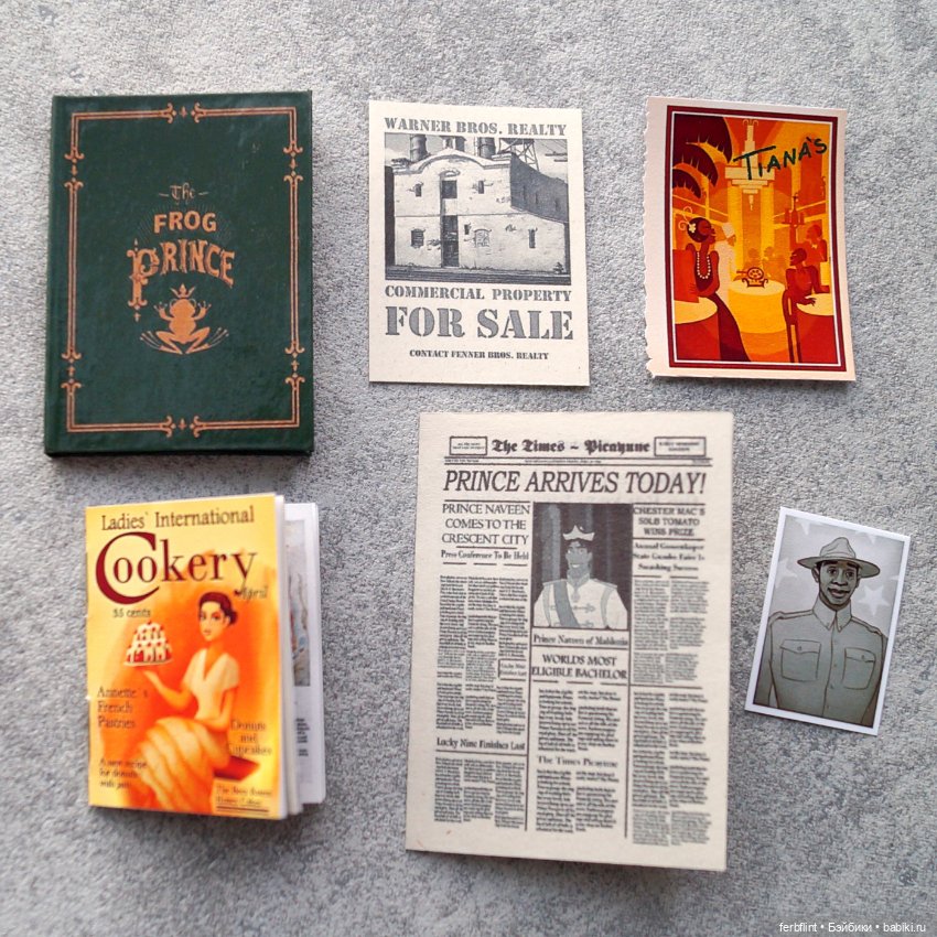 Набор для Тианы в масштабе 1:6 (фото 9)