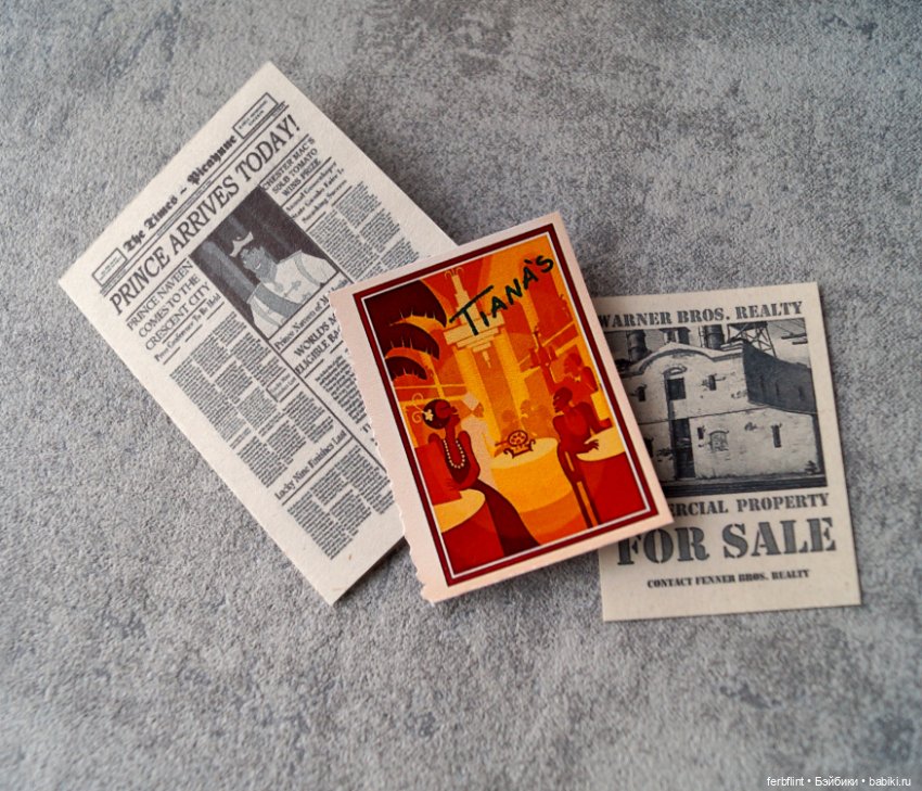 Набор для Тианы в масштабе 1:6 (фото 2)