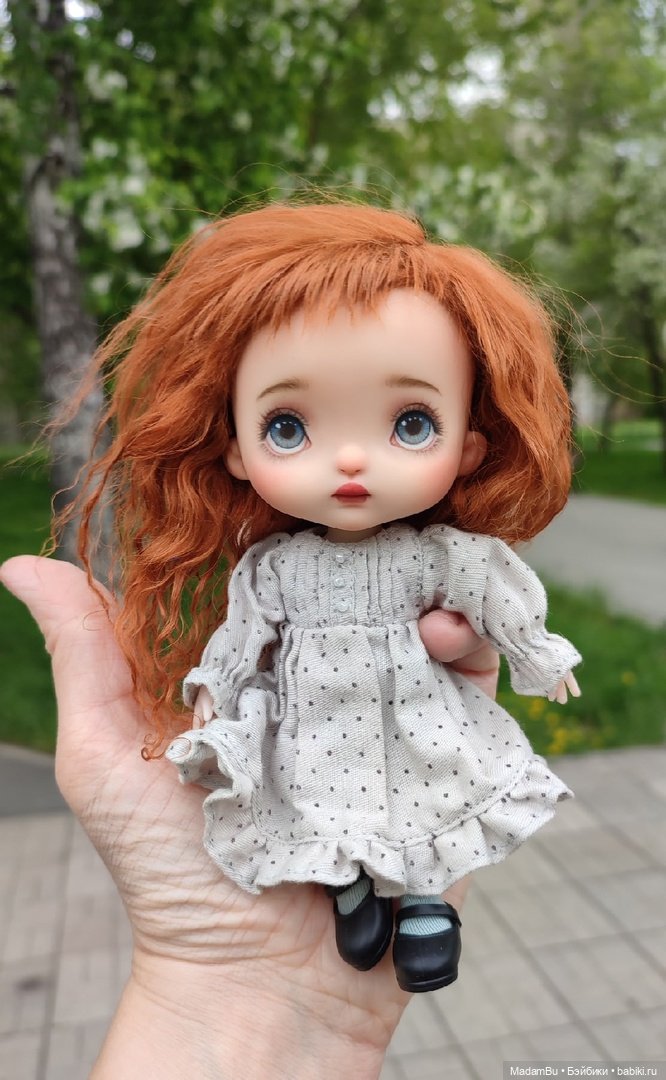 ООАК шарнирная рыжая малышка (фото 5)