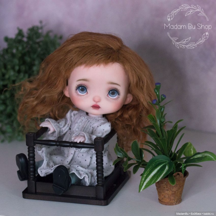 ООАК шарнирная рыжая малышка (фото 2)