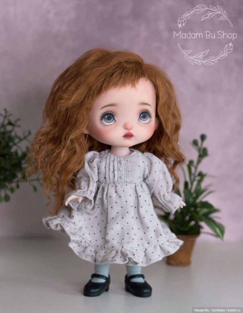 ООАК шарнирная рыжая малышка (фото 8)