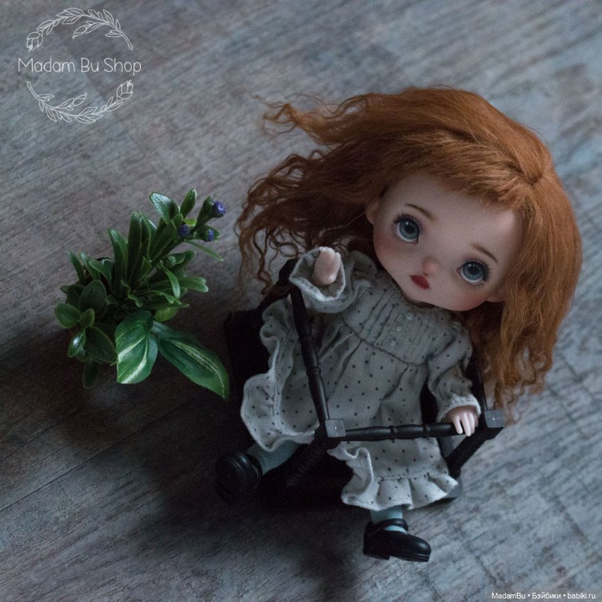 ООАК шарнирная рыжая малышка (фото 4)