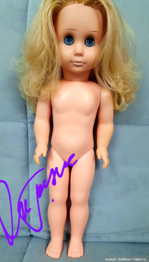 Красивая кукла ГДР с длинными волосами (фото 4)