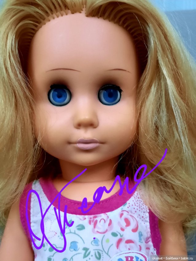 Красивая кукла ГДР с длинными волосами (фото 5)