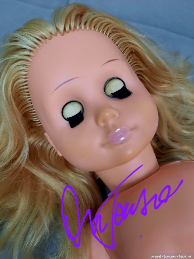 Красивая кукла ГДР с длинными волосами (фото 2)