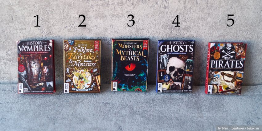 Библиотека мистических историй (на англ.) масштаб 1:6 (фото 2)