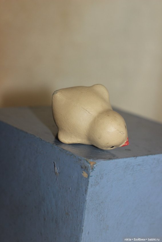 Резиновая игрушка СССР * Цыпленок * Красный треугольник (фото 6)