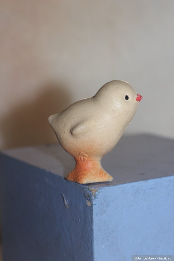 Резиновая игрушка СССР * Цыпленок * Красный треугольник (фото 7)
