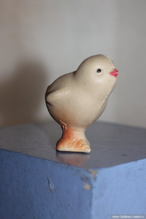 Резиновая игрушка СССР * Цыпленок * Красный треугольник (фото 2)