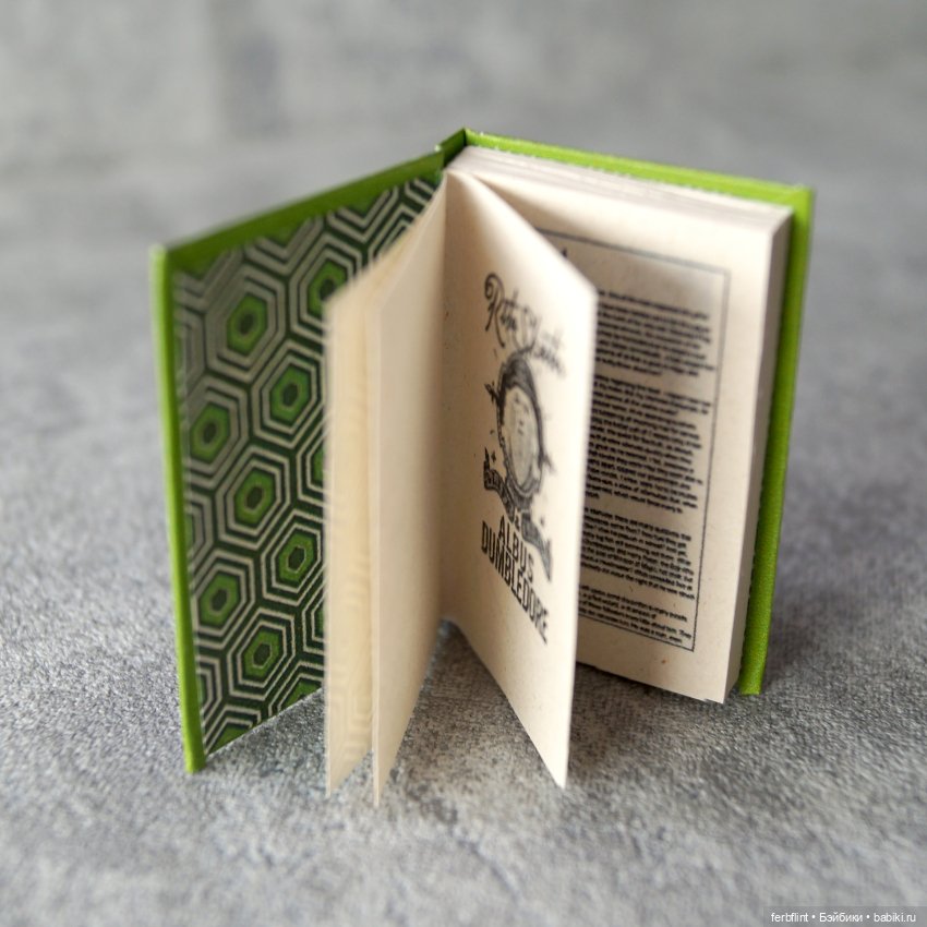 Книги из мира Гарри Поттера (масштаб 1:6) (фото 6)