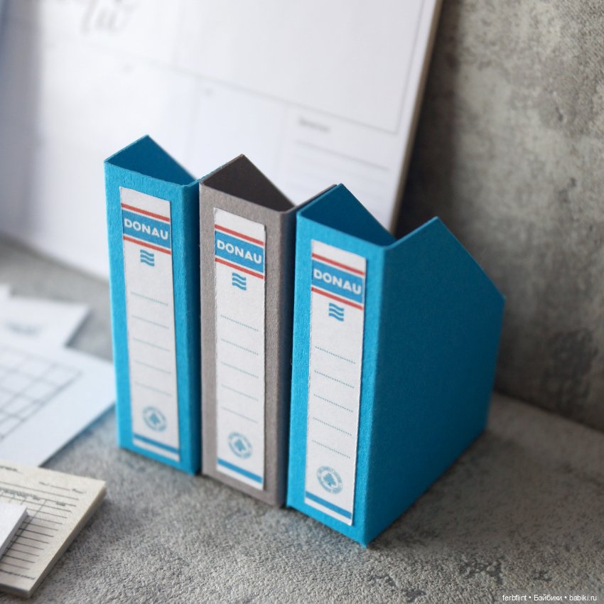 Синий офисный набор №2 (масштаб 1:6) (фото 3)