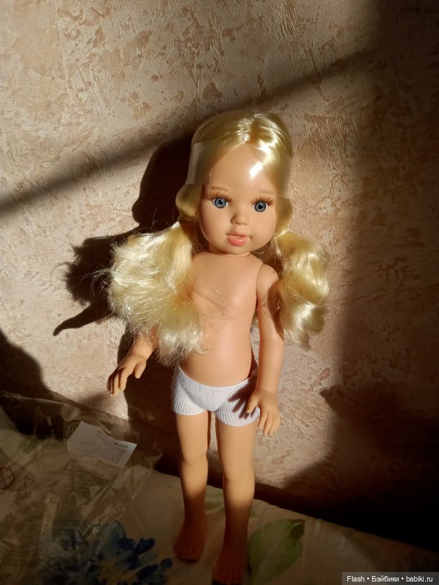 Marina and pau блонди с хвостиками 40 см (фото 10)