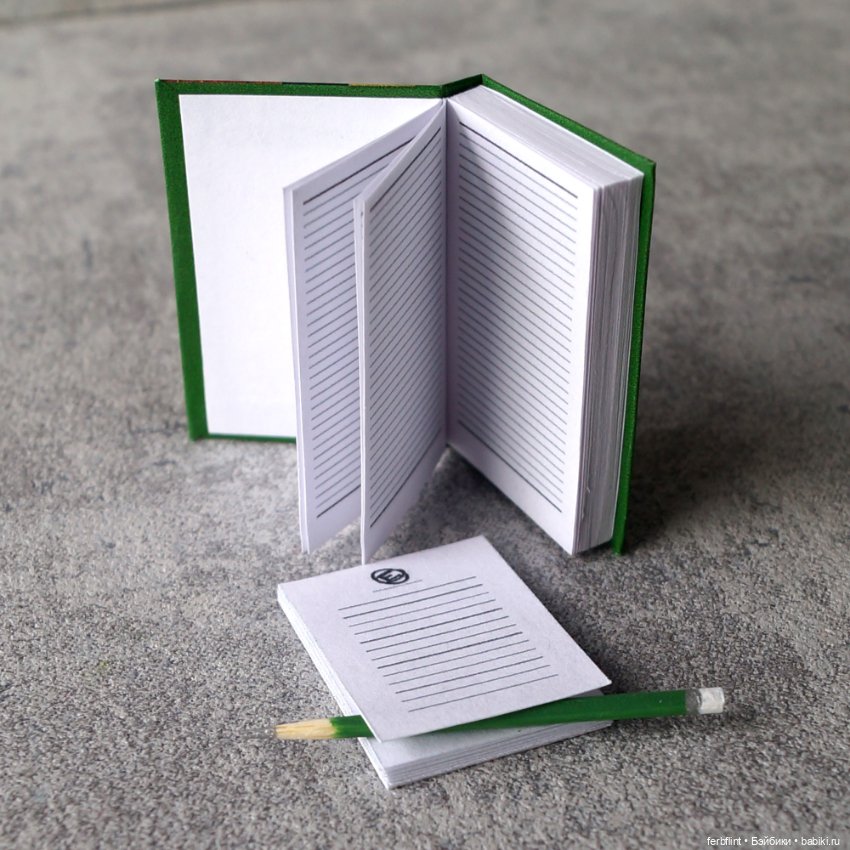 Зелёный офисный набор №3 (масштаб 1:6) (фото 4)