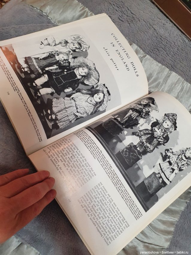 Винтажный журнал по антикварным куклам на Новогоднюю тему