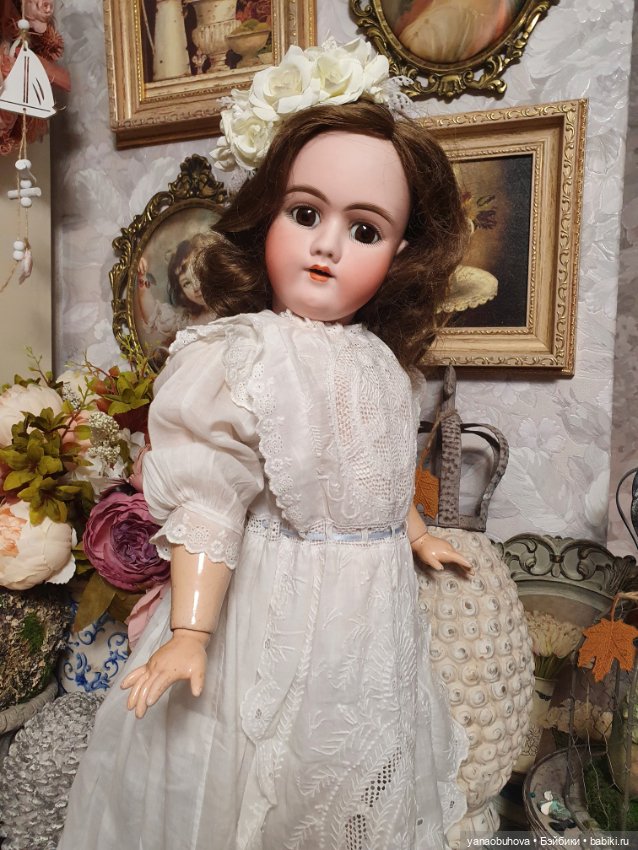 Антикварная кукла Хандверг 99, рост 65 см (фото 3)