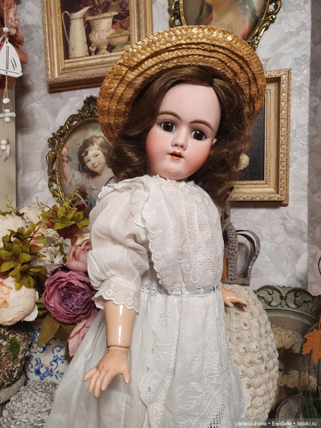 Антикварная кукла Хандверг 99, рост 65 см (фото 10)