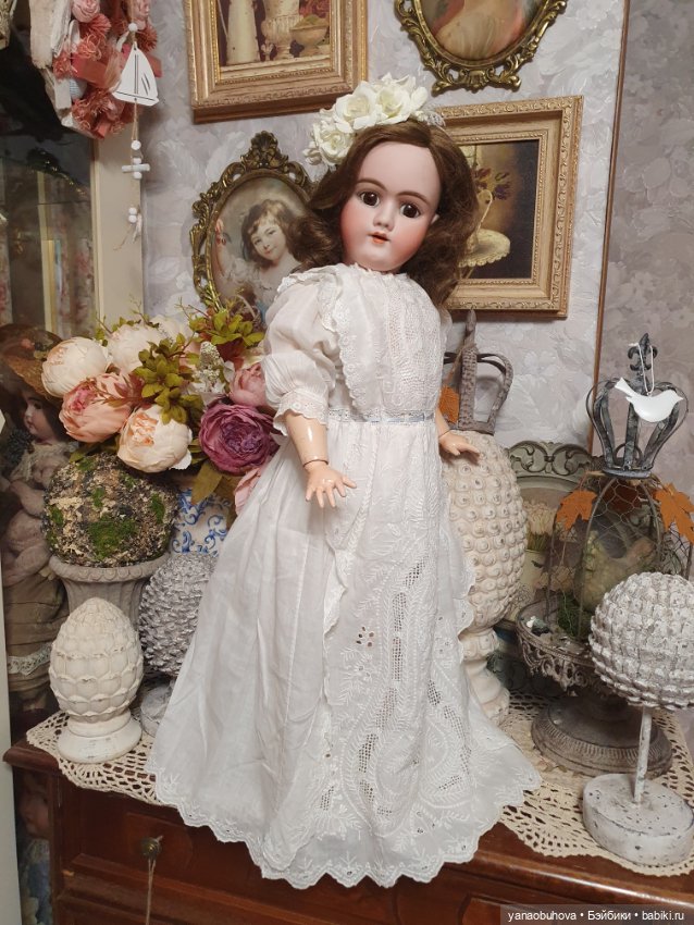 Антикварная кукла Хандверг 99, рост 65 см (фото 2)