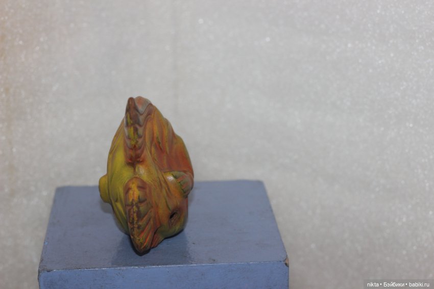 Резиновая игрушка СССР * Золотая рыбка * Большая (фото 4)