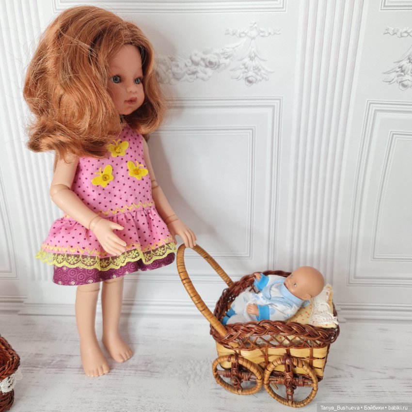 Коляска, люлька и саночки для кукол (фото 2)